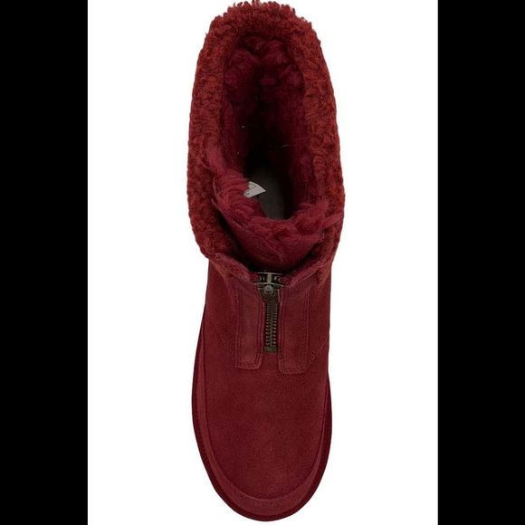 Koolaburra by UGG Faux Fur Short Boots Lytta Rhubarb - Medium - Picture 2 of 3